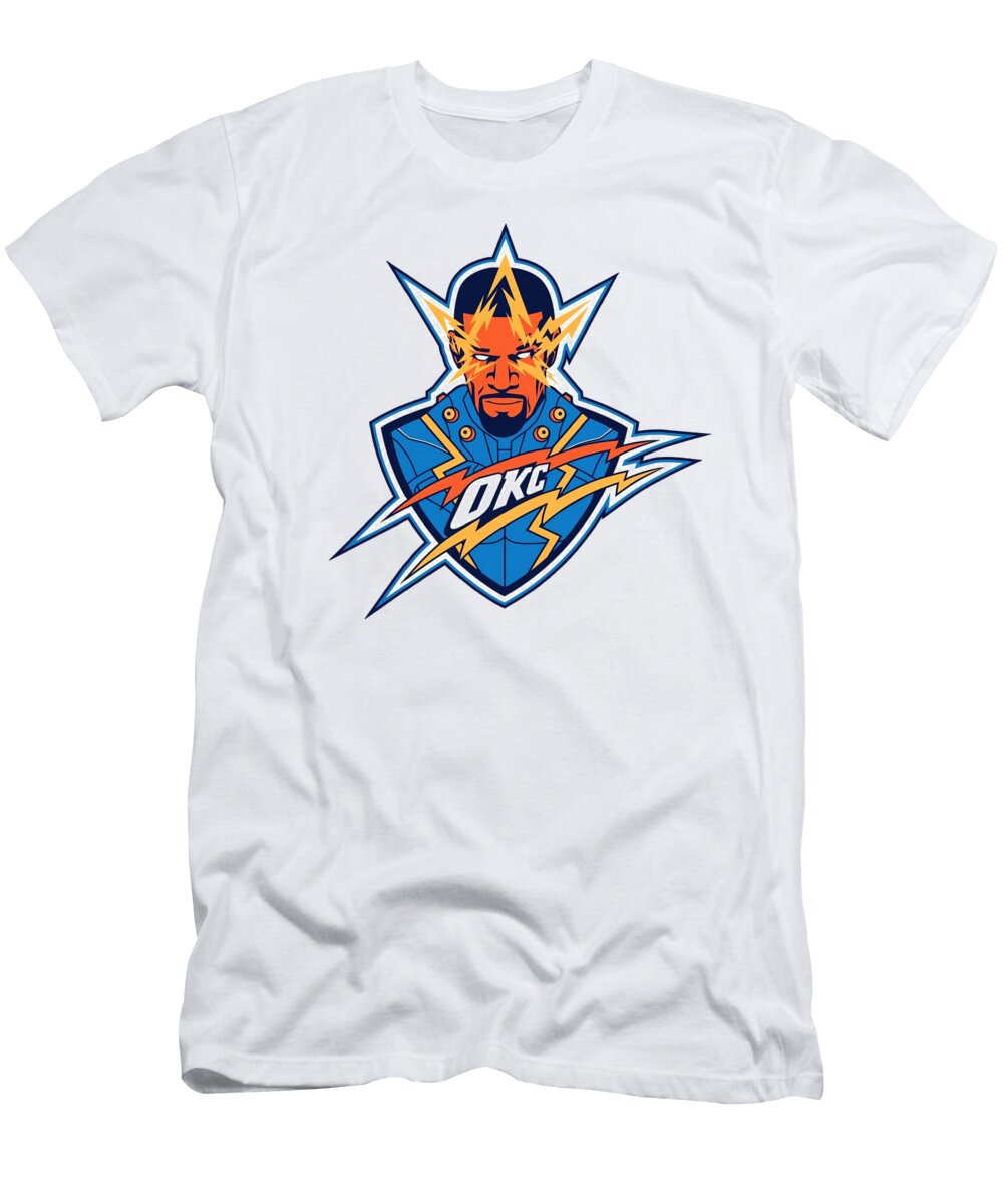 Oklahoma City Thunder Electro Huyen Vu T-Shirt