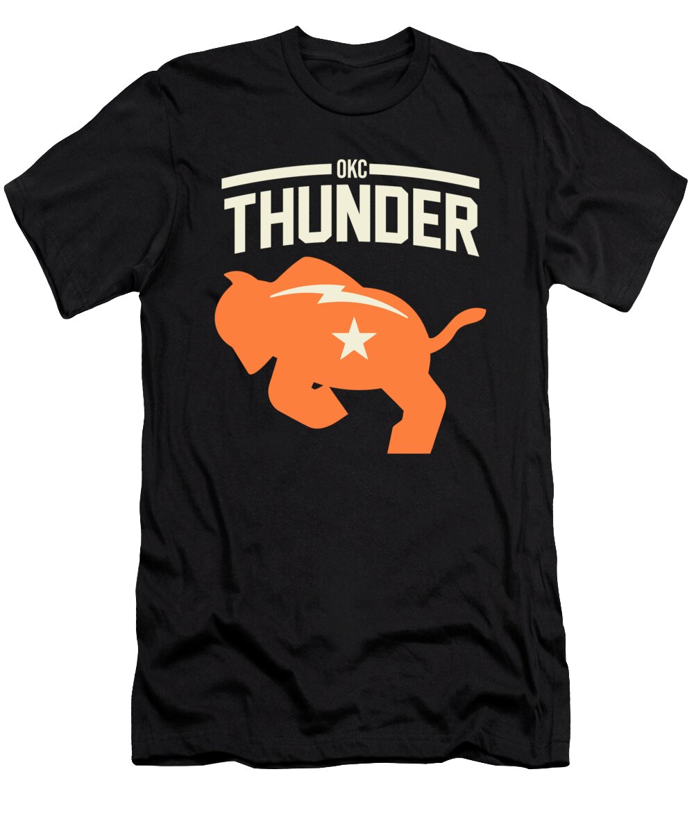 Oklahoma City Thunder Logo Rosa English T-Shirt