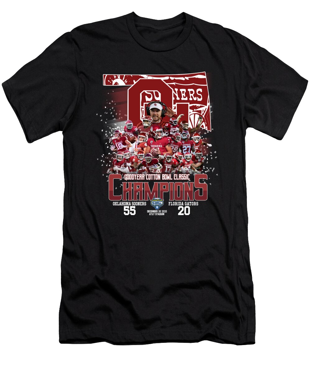 Oklahoma Sooners Goodyear Cotton Bowl Classic Champions Th T-Shirt