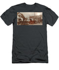 Old Lineman John Blue T-Shirt