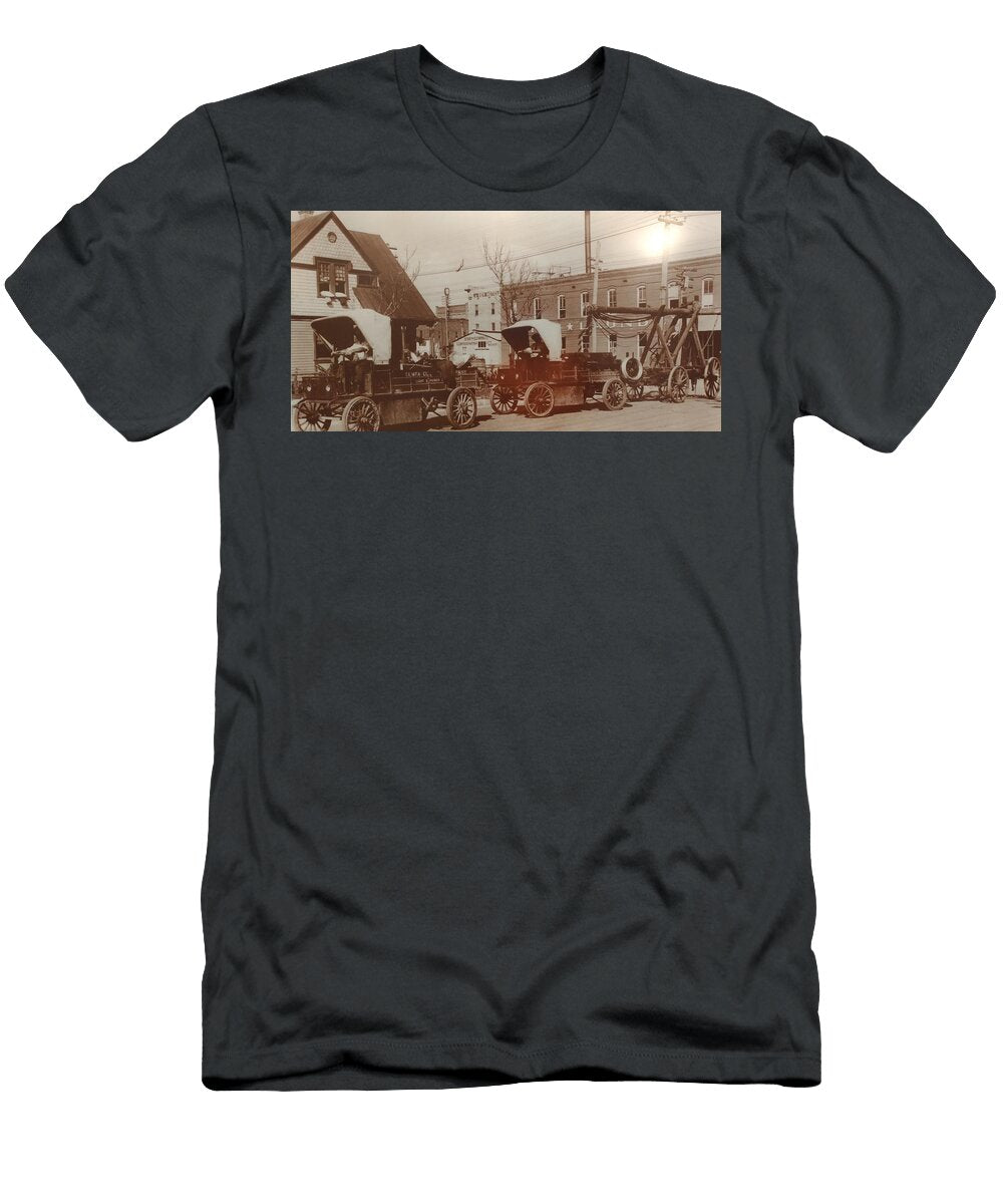 Old Lineman John Blue T-Shirt