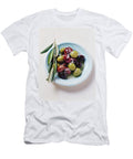 Olives and Olive Sprig on Plate Eising Studio Food Photo and Video T-Shirt