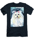 Olivia Maltese Dog Painting Dora Hathazi Mendes T-Shirt