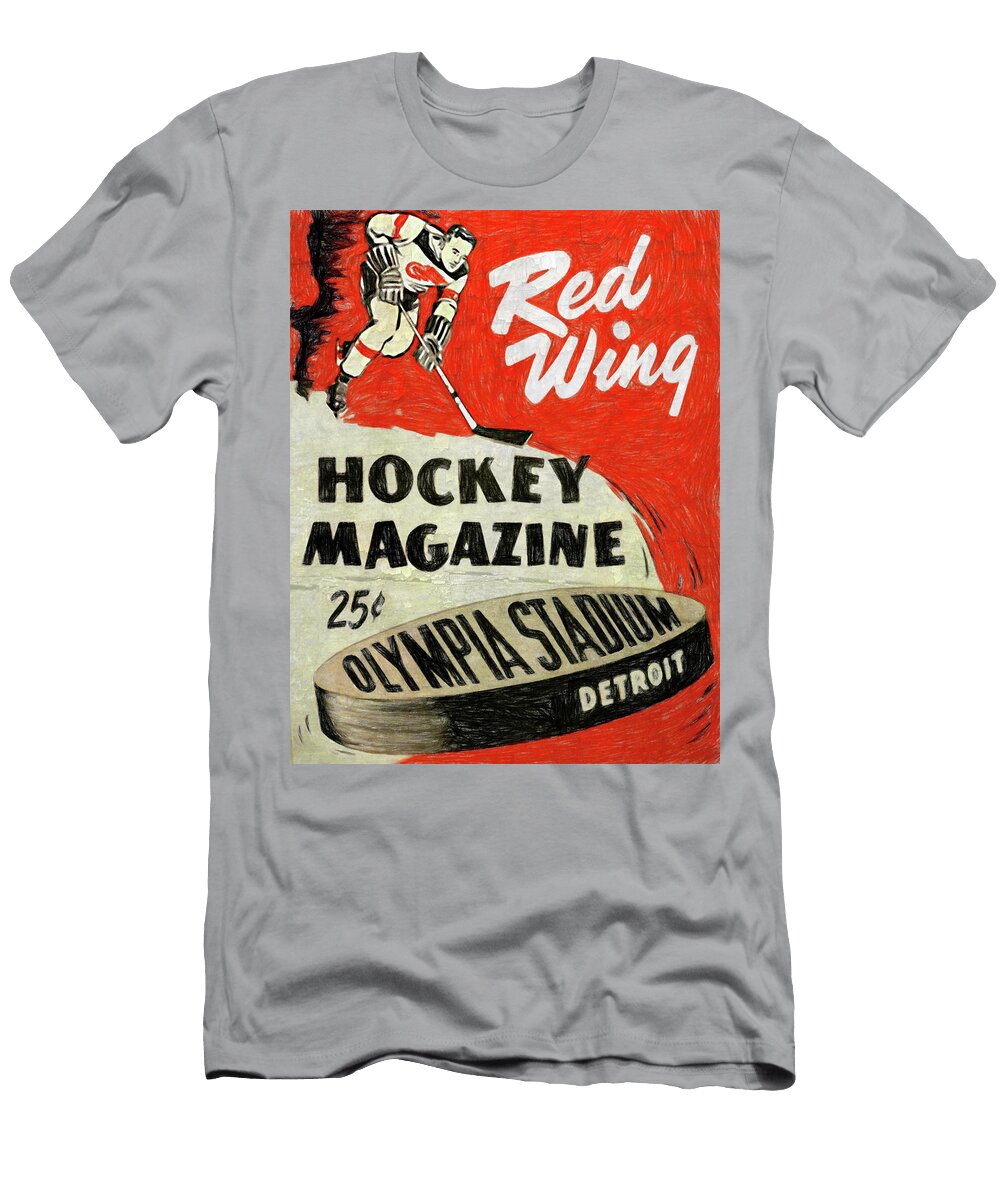 Olympia Stadium Home of Wings John Farr T-Shirt
