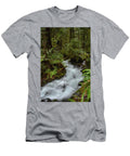 Olympic Rainforest Stream Bend Adam Jewell T-Shirt