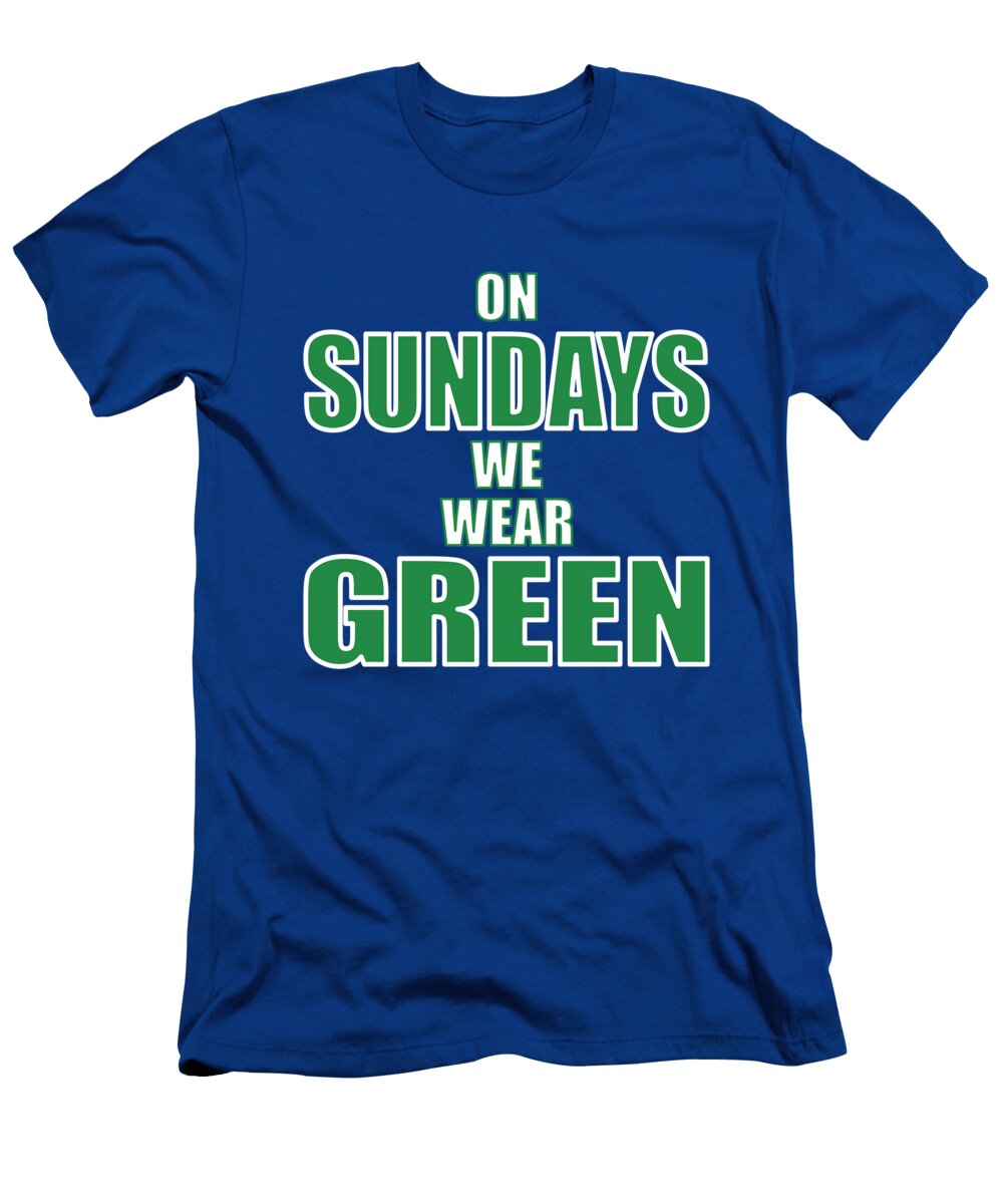 On Sundays We Wear Green Photographic Arts and Design Studio T-Shirt
