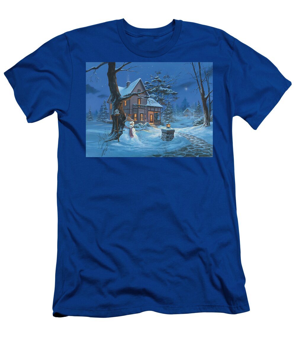 Once Upon a Winters Night Michael Humphries T-Shirt