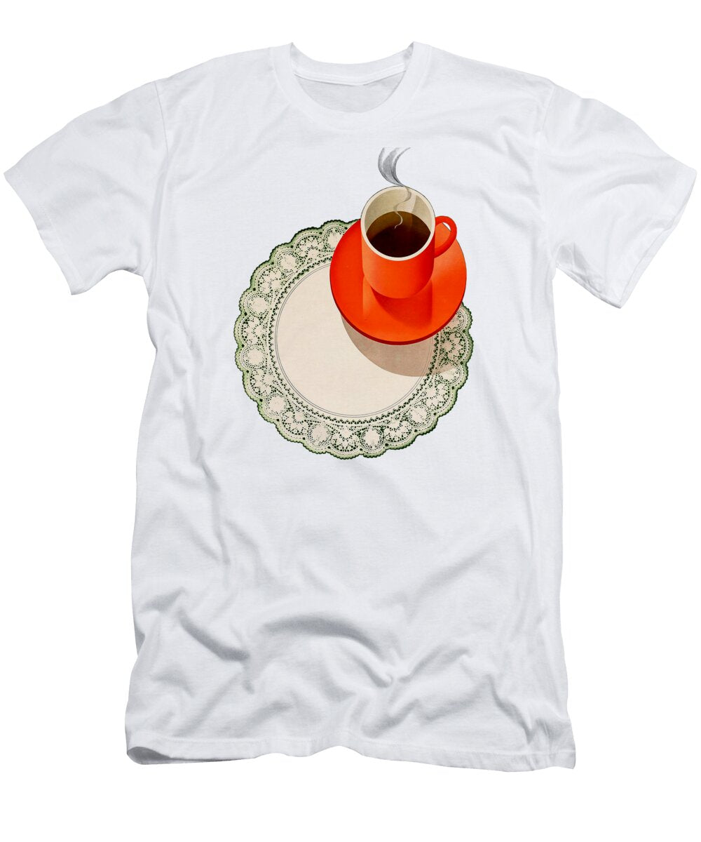 Orange Coffee Cup Madame Memento T-Shirt