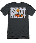 Orange Mood in Snowy Day Elena Dijour T-Shirt