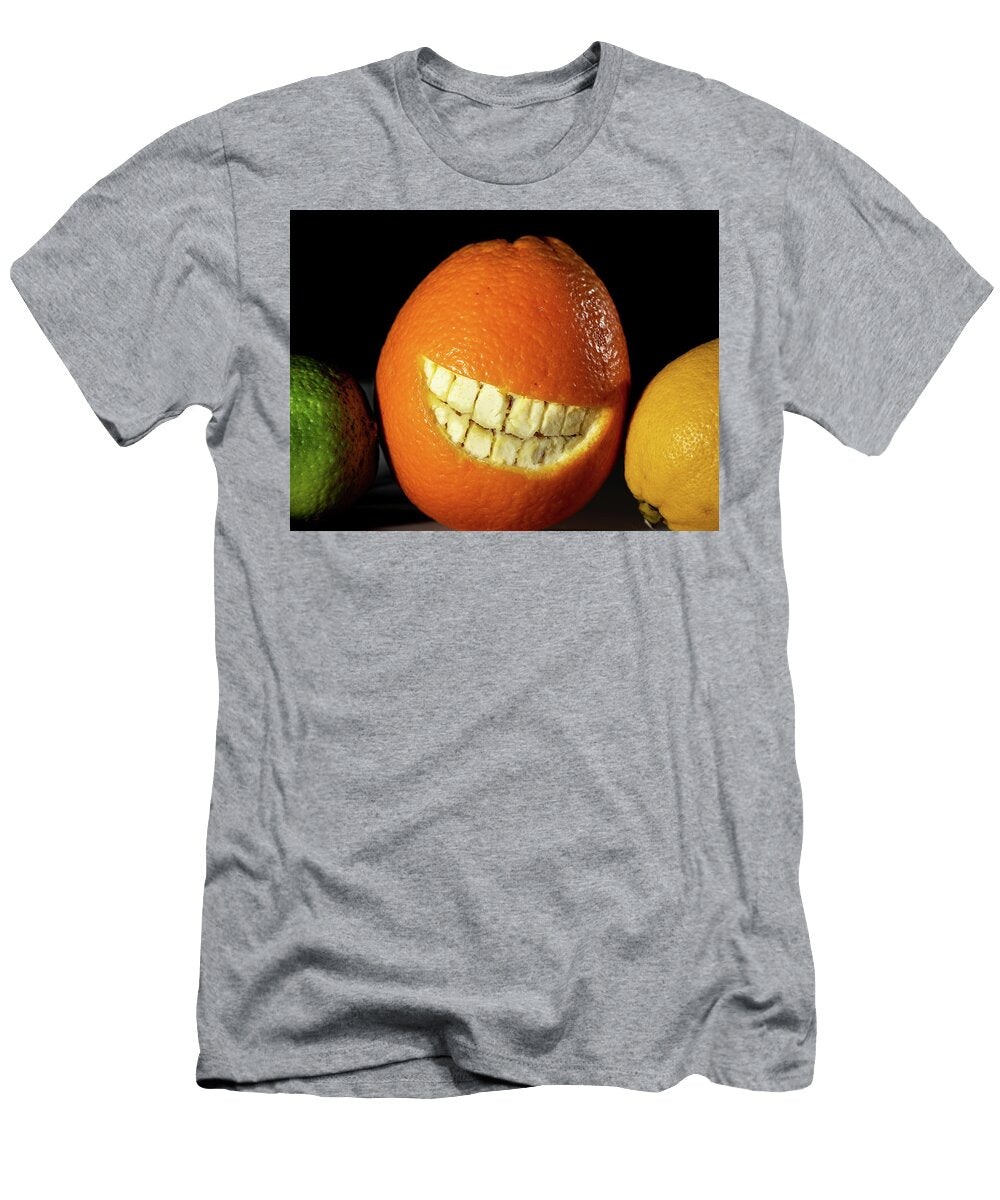 Orange with a Cut Smile Lemon and Lime Stefan Rotter T-Shirt
