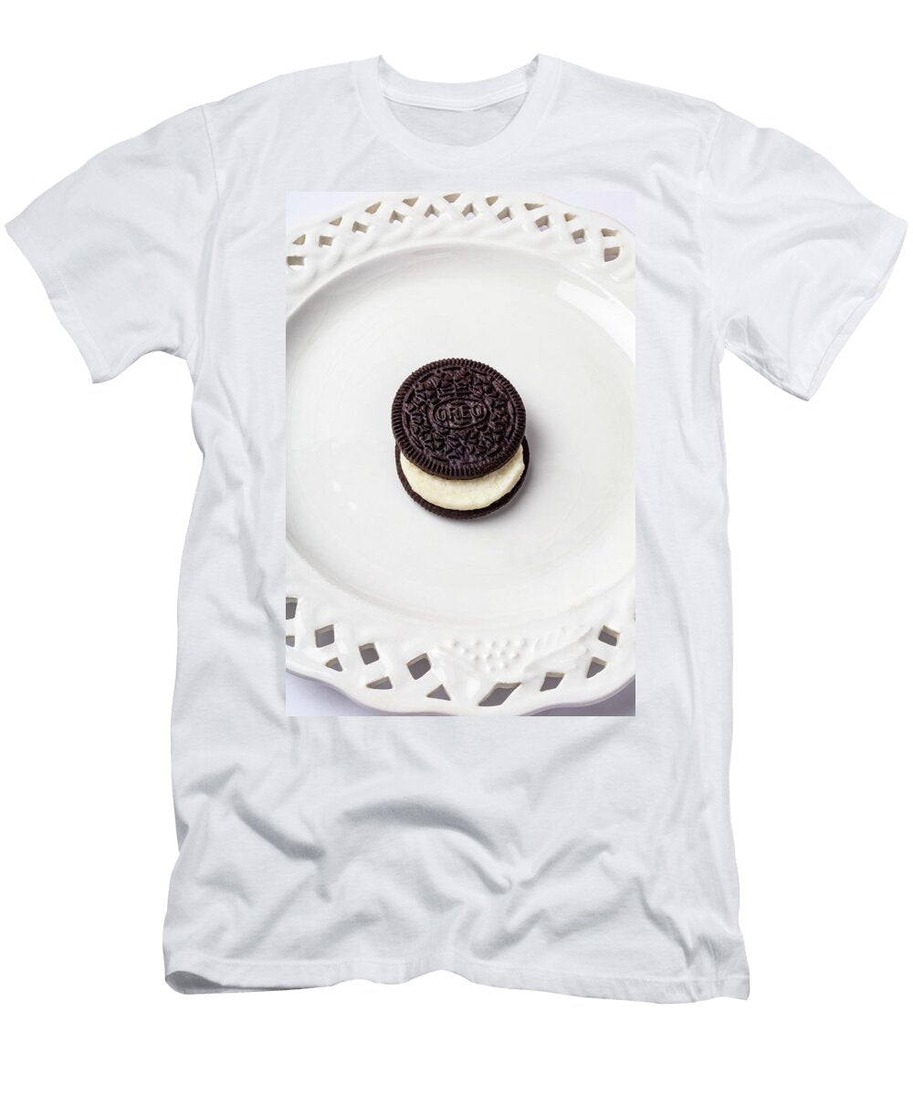 Oreo Cookie on White Plate Garry Gay T-Shirt