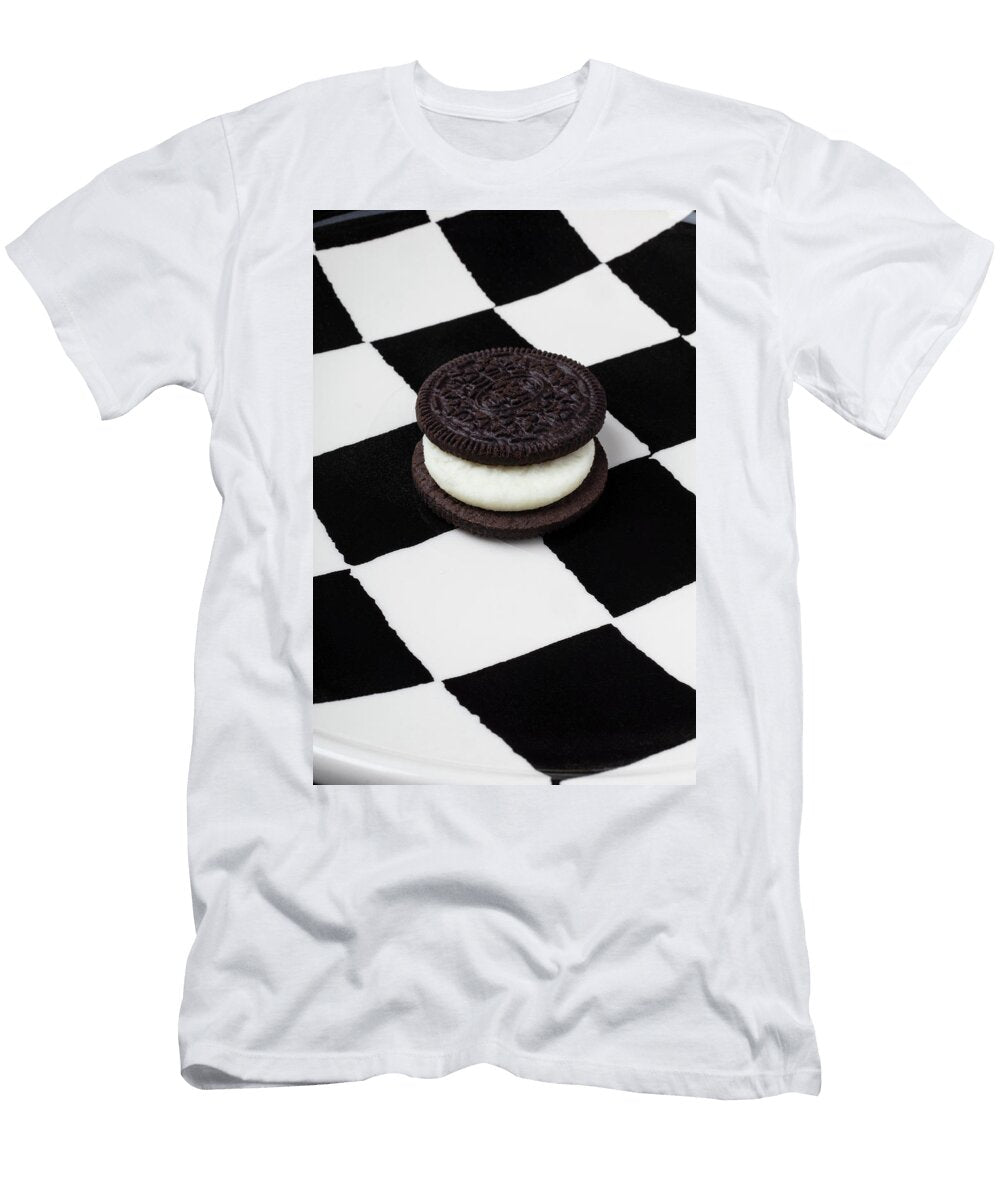 Oreo on Checker Plate Garry Gay T-Shirt