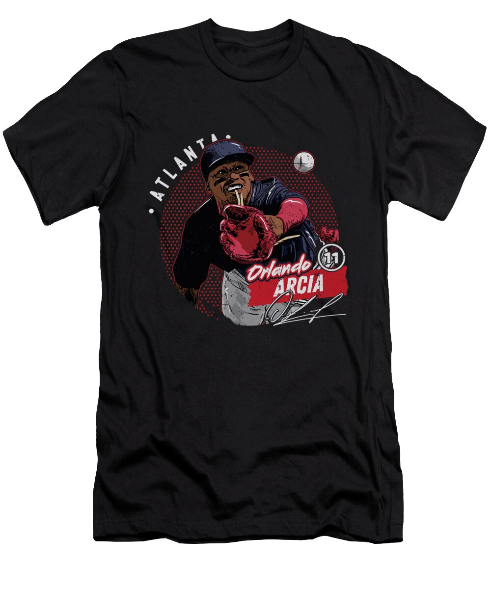 Orlando Arcia Atlanta Dots Ihsan Sirin T-Shirt