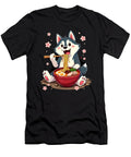 Otaku Husky Dog Ramen Noodles Zyneu Gangd T-Shirt
