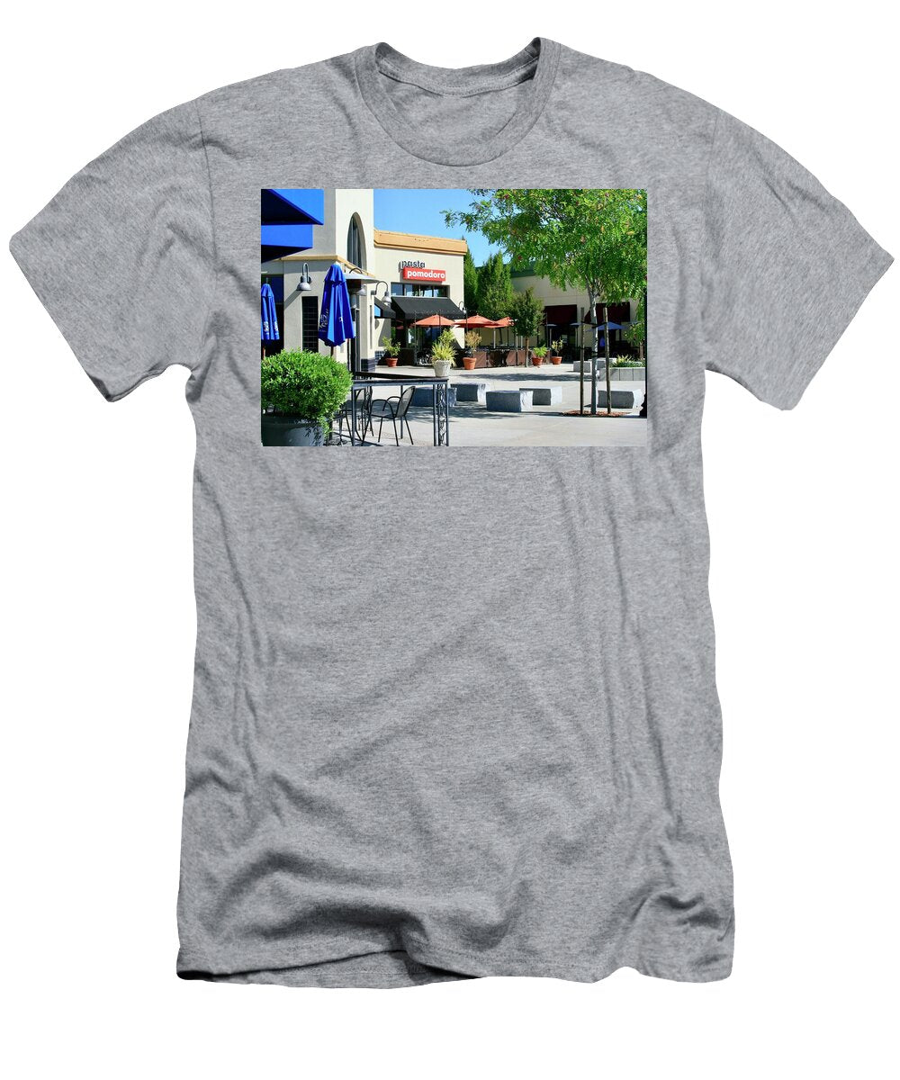 Outdoor Seating At Pasta Pomodoro Masha Batkova T-Shirt