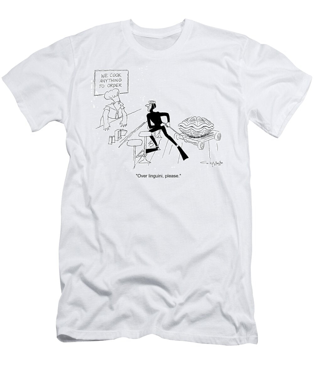 Over Linguini Please Vahan Shirvanian T-Shirt