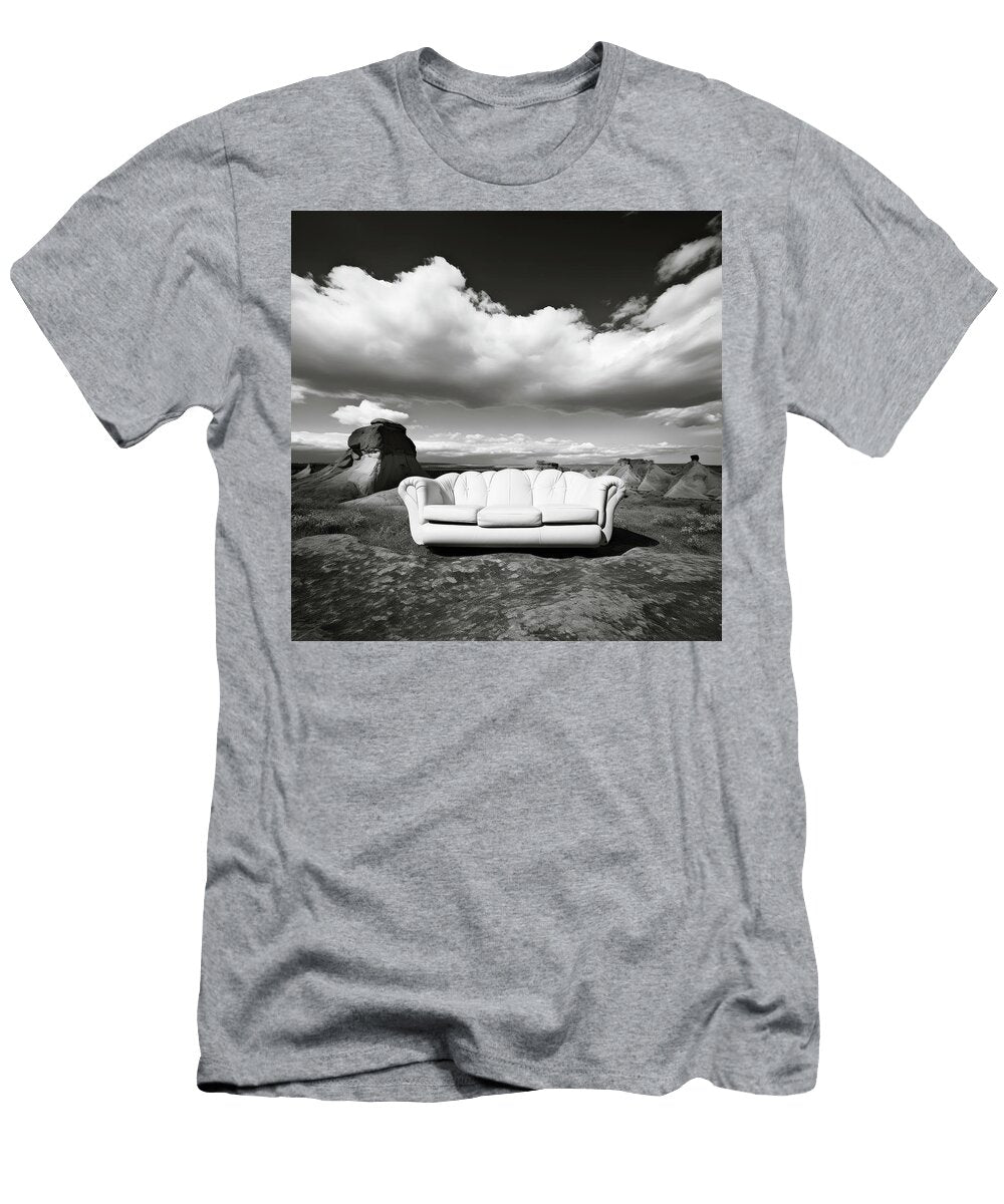 Overstuffed White Wilderness Couch Yopedro T-Shirt