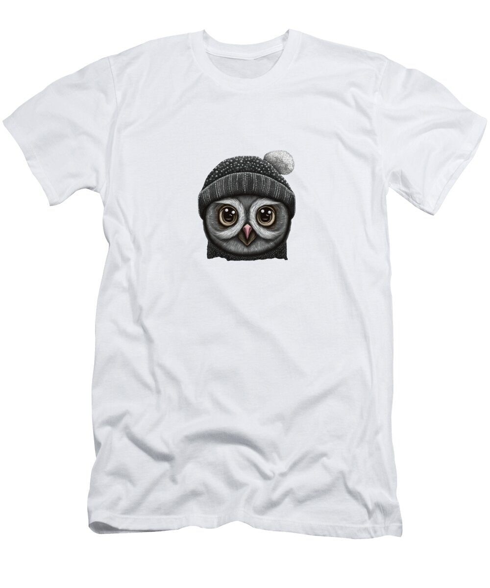 Owl Wearing a Hat Art Kailooma X Thedol T-Shirt
