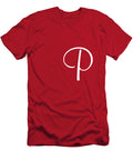 P in White Simple Script Custom Home Fashions T-Shirt