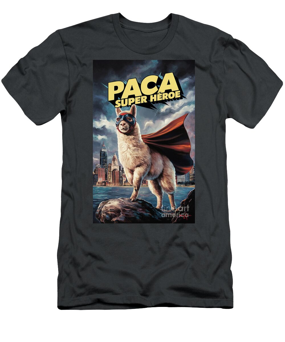 Paca Superhero Rhys Jacobson T-Shirt