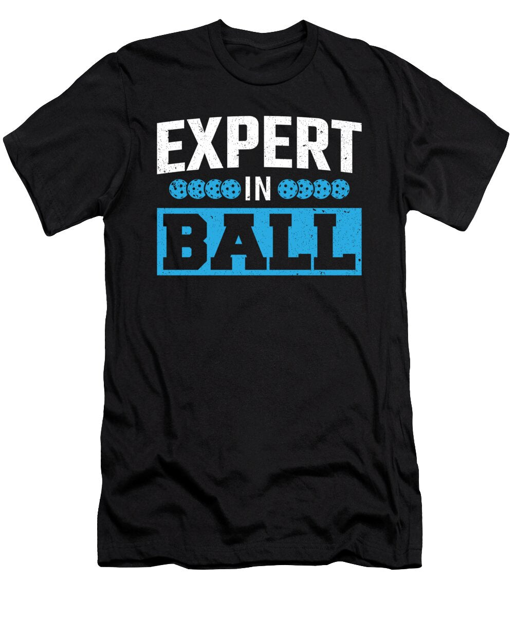 Paddle Ball Player Expert in Ball Pickleball Colorfulsnow T-Shirt