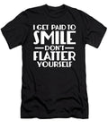 Paid to Smile Sarcastic Funny Barista Bartender Gift Haselshirt T-Shirt