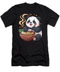 Panda Enjoying a Bowl of Ramen Joanna Redesiuk T-Shirt