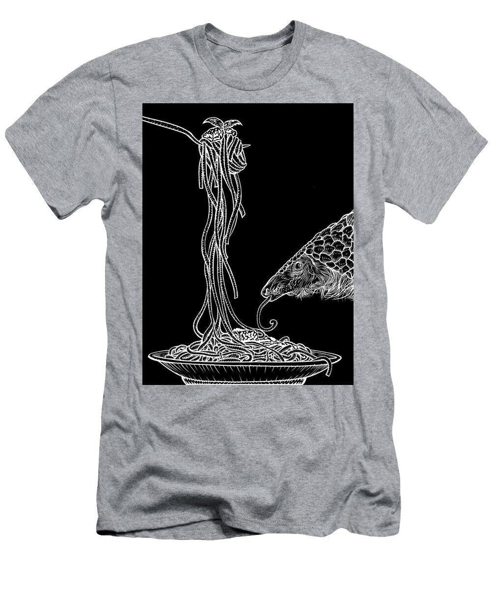 Pangolins Love Spaghetti Fabrizio Cassetta T-Shirt
