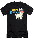 Papa Llama Alpaca Animal Lover Fathers Day Gift Haselshirt T-Shirt
