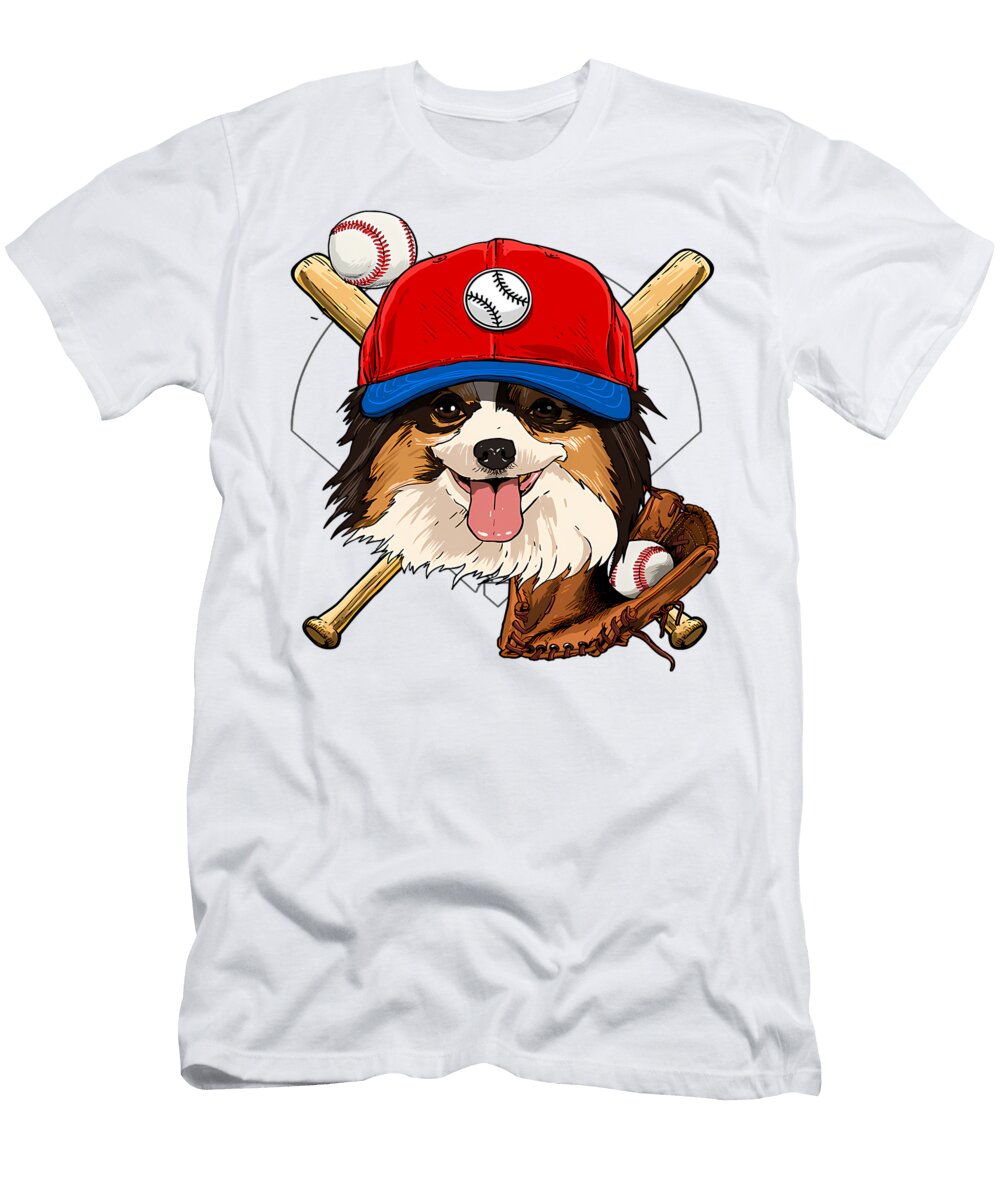 Papillon Baseball Dog Lovers Quang Vu T-Shirt