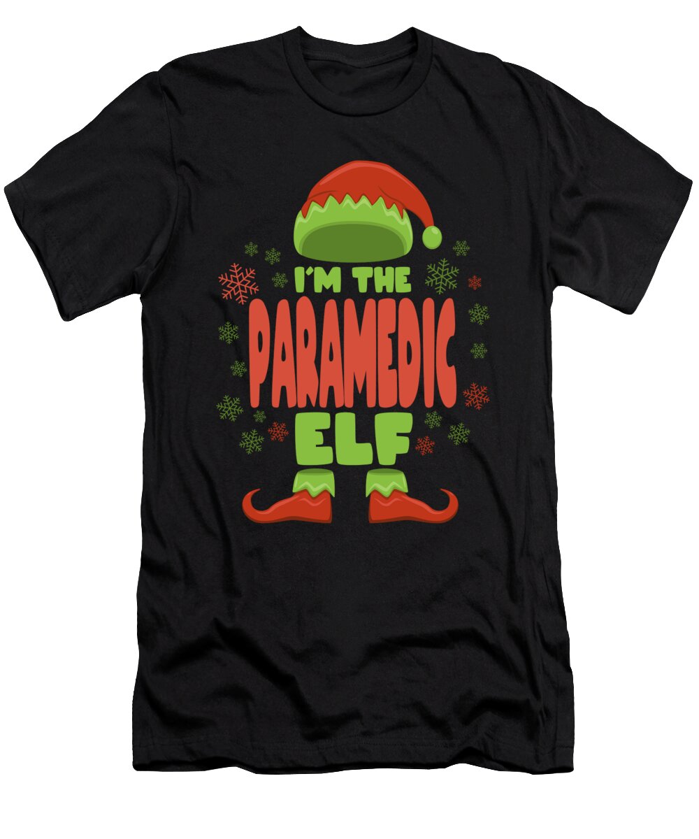 Paramedic Christmas Elf Manuel Schmucker T-Shirt