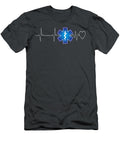 Paramedic Heartbeat Ekg Emergency Emt Ems Mike Eszter T-Shirt