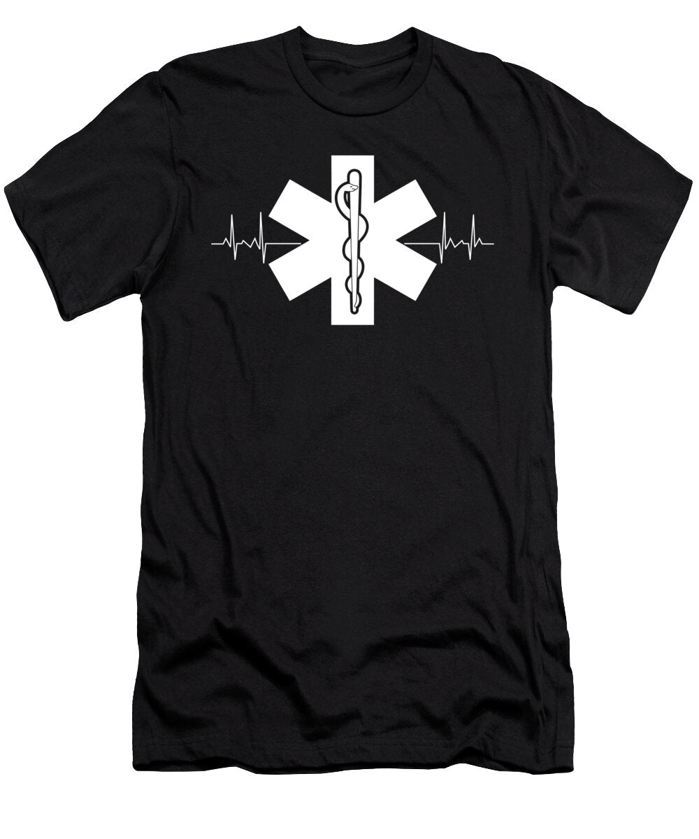 Paramedic Heartbeat Jacob Zelazny T-Shirt