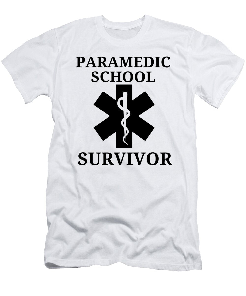 Paramedic School Survivor Paramedic Graduation Gift Idea Kanig Designs T-Shirt