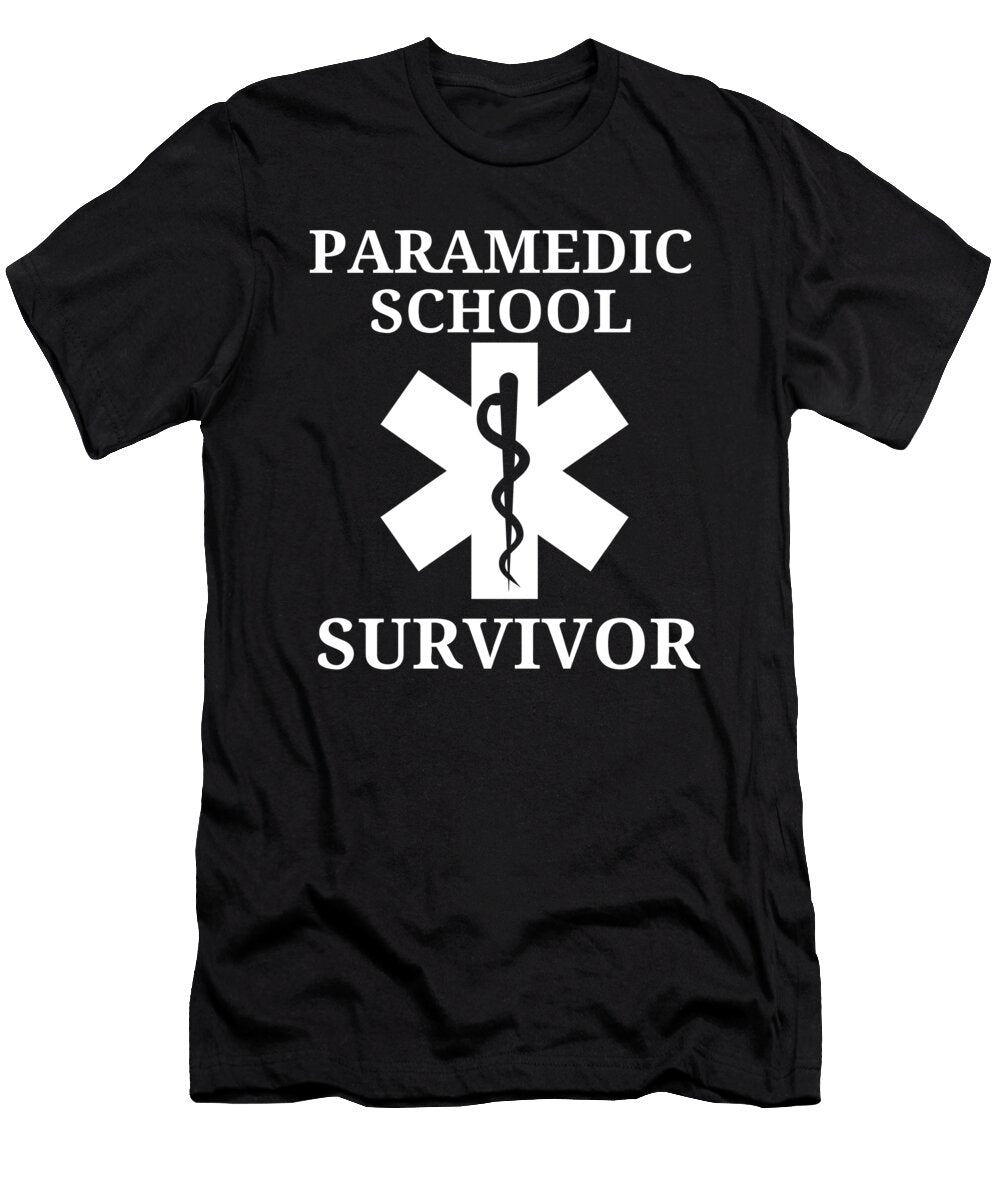 Paramedic School Survivor Paramedic Graduation Gifts Kanig Designs T-Shirt