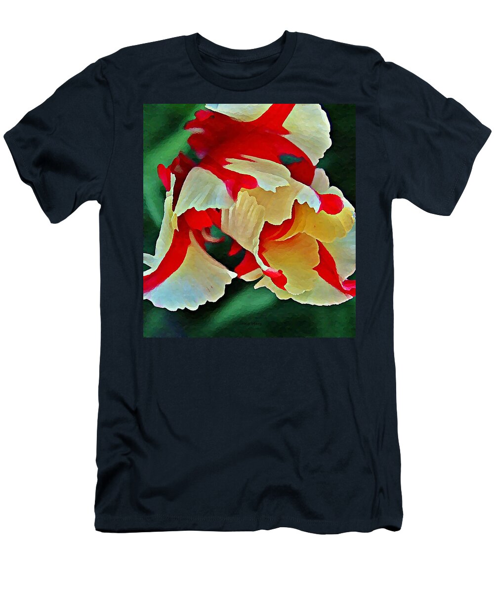 Parrot Tulip in Oils Chris Berry T-Shirt
