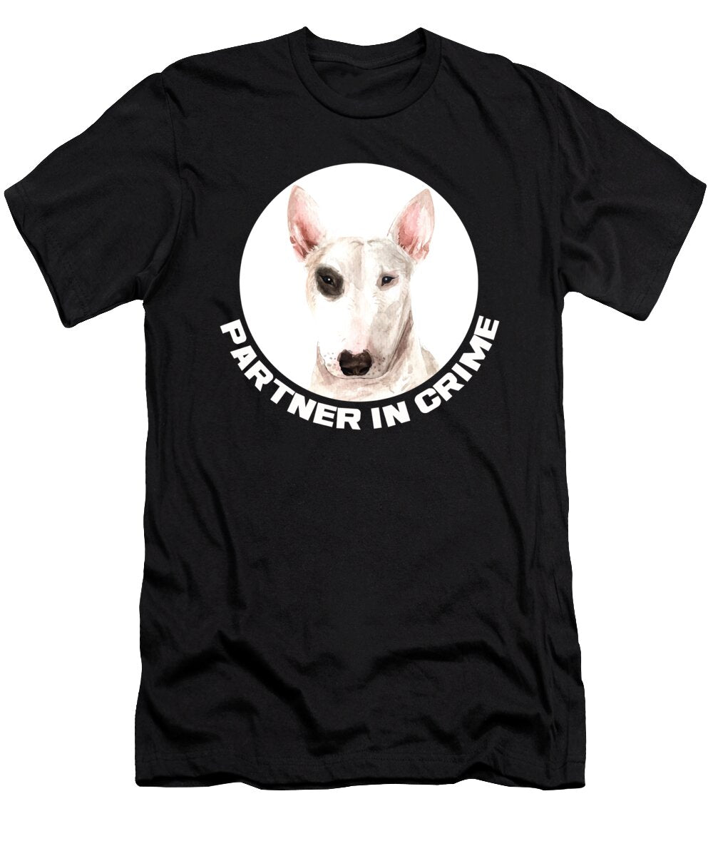 Partner in Crime Pitbull Dog Breed Owner Puppy Gift Thomas Larch T-Shirt
