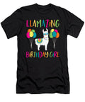 Passion Girl Llama Birthday Llamazing Party Alpaca Balloons Gift Cute Fan Ezone Prints T-Shirt