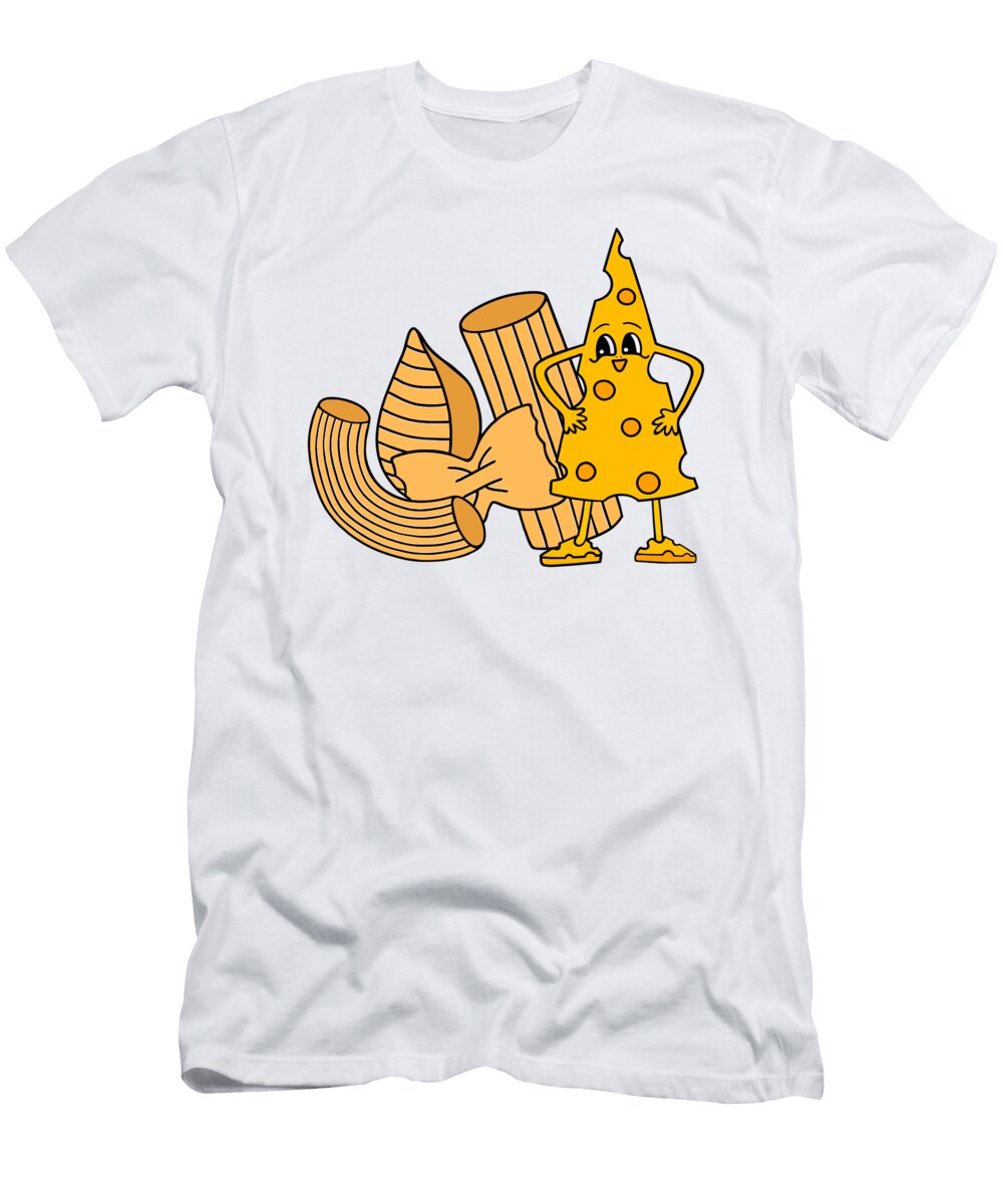 Pasta and Cheese Noodles Sartoris Art T-Shirt
