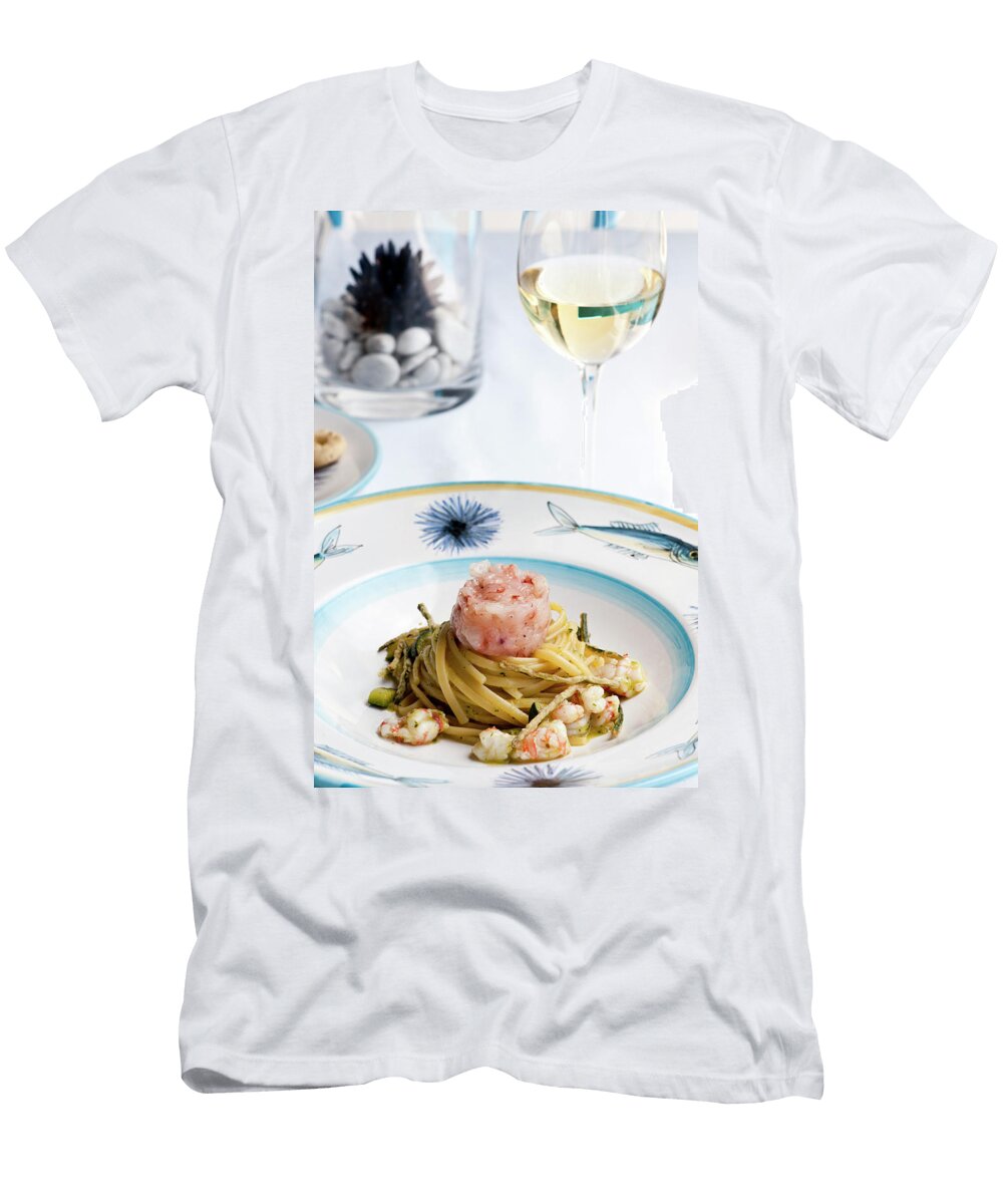Pasta Dish Anacapri Italy Stefano Scata T-Shirt