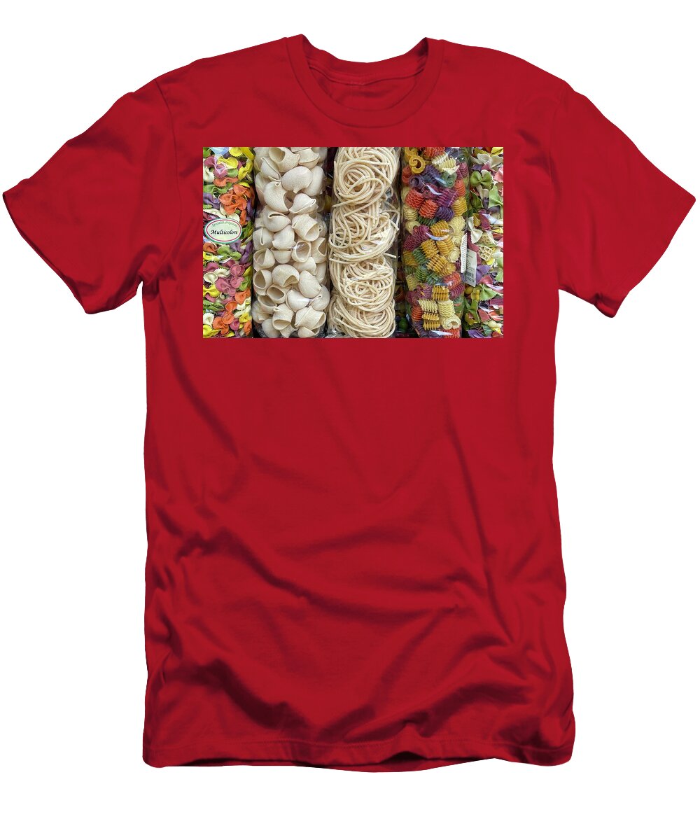 Pasta in San Gimignano Italy Shirley Stevenson Wallis T-Shirt