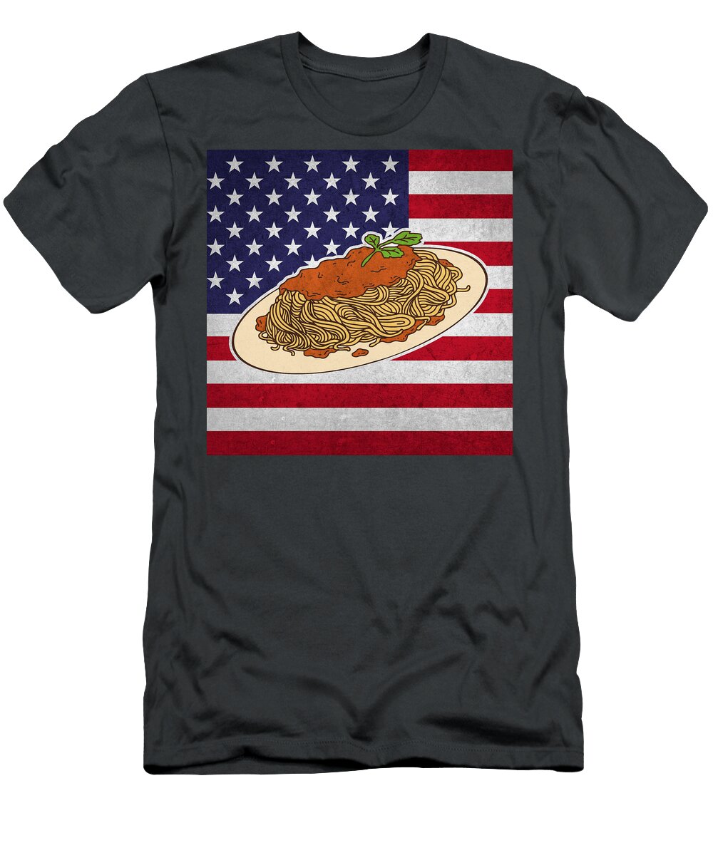 Pasta Italian Cuisine Food Pasta Crazy Squirrel T-Shirt
