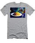 Pasta Perfection Spaghetti with Fresh Basil and Red Wine Elegance Olfactoart Studio T-Shirt