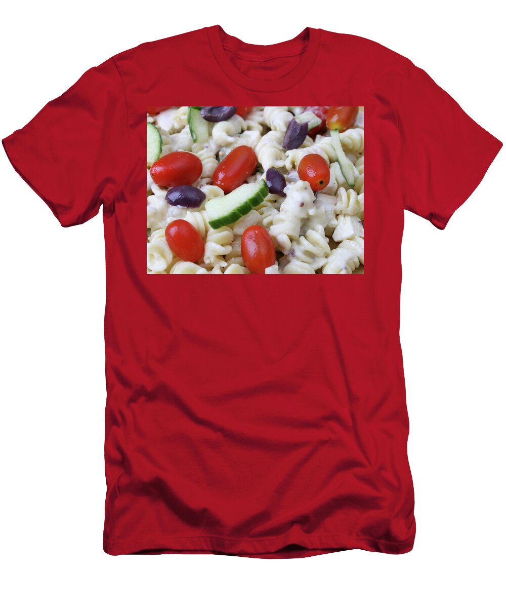 Pasta Salad Close Up Vanessa Van Rensburg T-Shirt