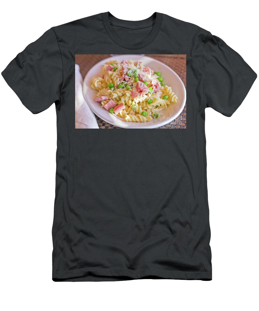 Pasta Salad Ham Peas Ezume Images T-Shirt