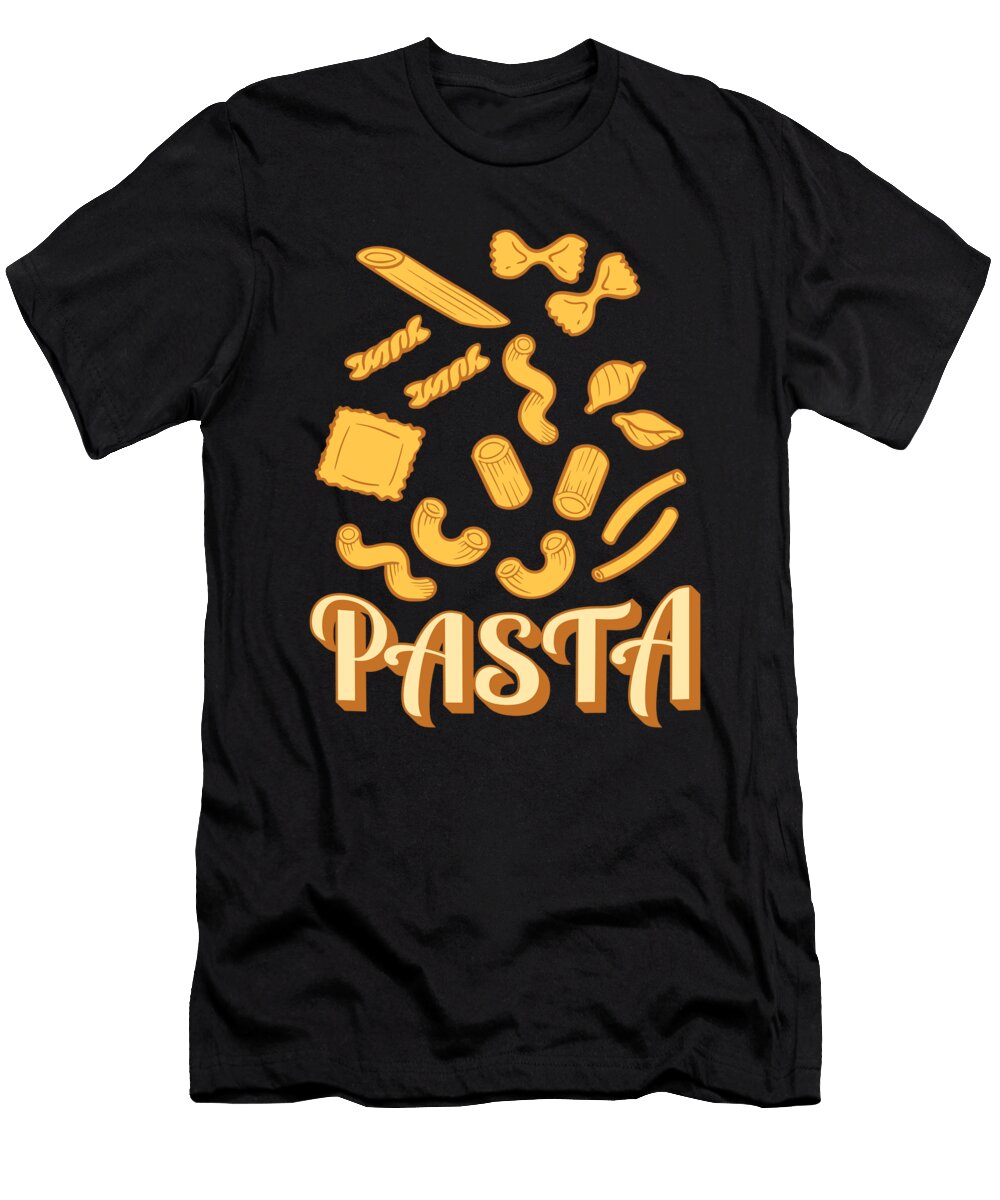 Pasta Spaghetti Pasta Food Italy Moon T-Shirt
