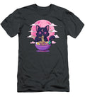 Pastel Goth Aesthetic Kawaii Creepy Cat Eating Zyneu Gangd T-Shirt