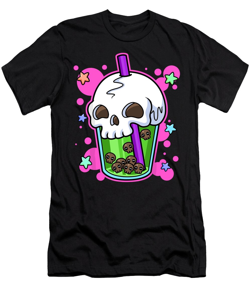 Pastel Goth Boba Bubble Tea Alt Emo Aesthetic Kawaii 1 T-Shirt