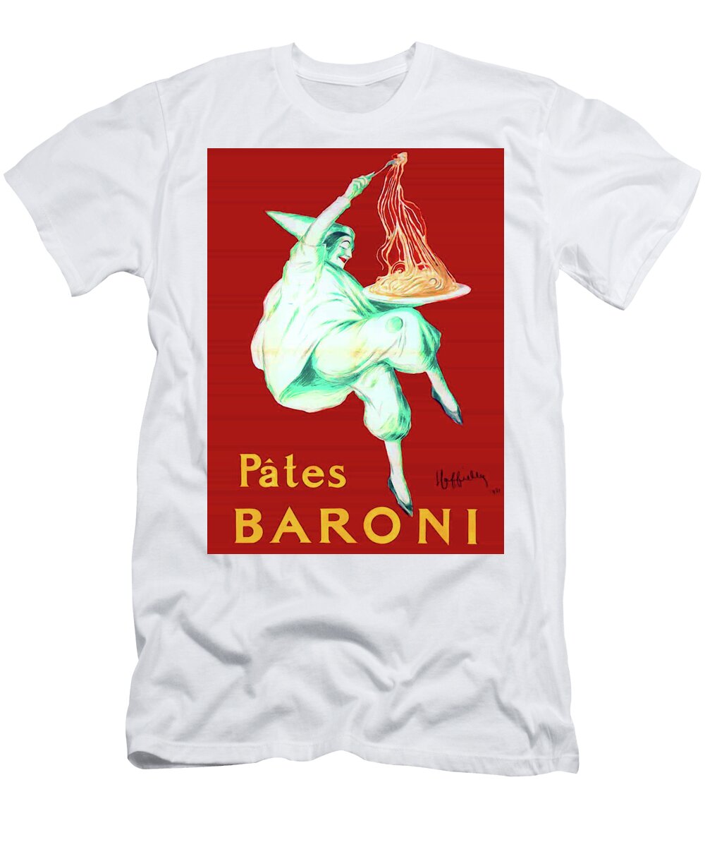 Pates Baroni Spaghetti Vintage Poster Leonetto Cappiello T-Shirt