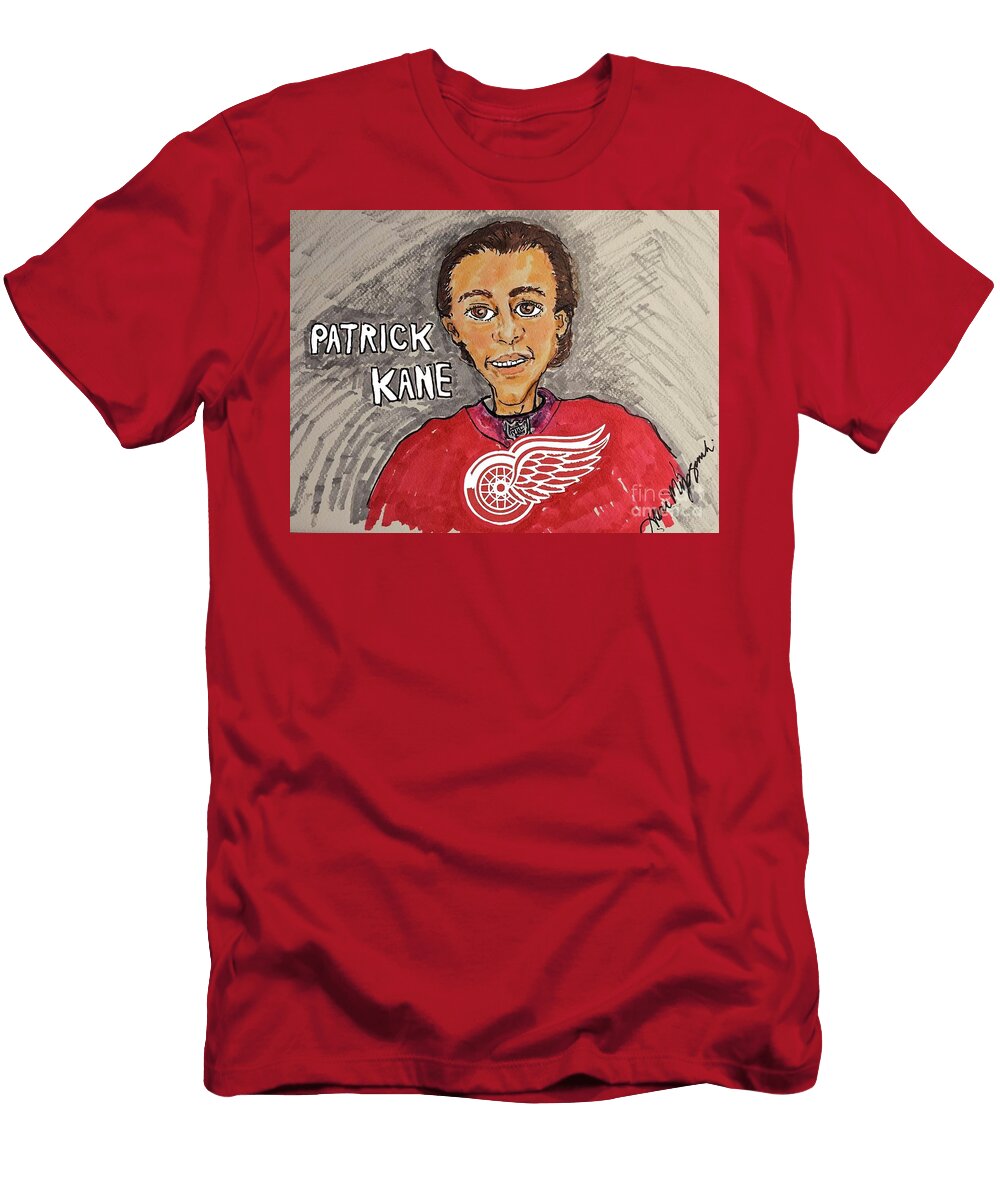 Patrick Kane Detroit Red Wings Geraldine Myszenski T-Shirt